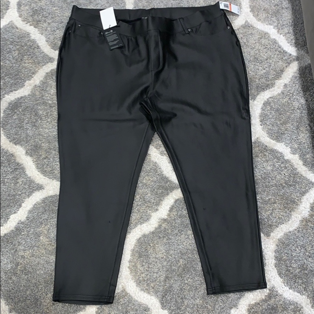 Seven7 faux leather pants